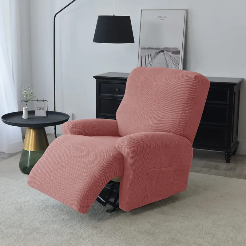 Housse de Fauteuil Relax Jacquard Rose