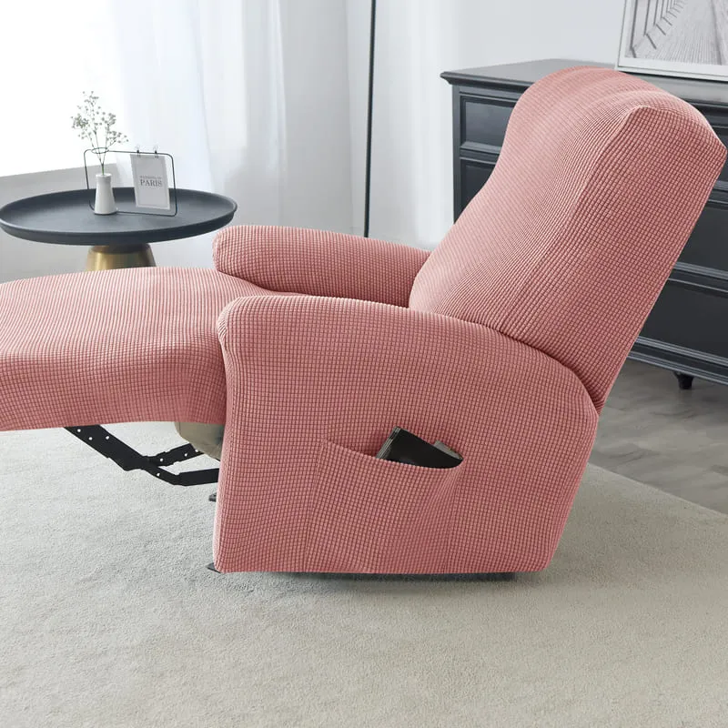 Housse de Fauteuil Relax Jacquard Rose
