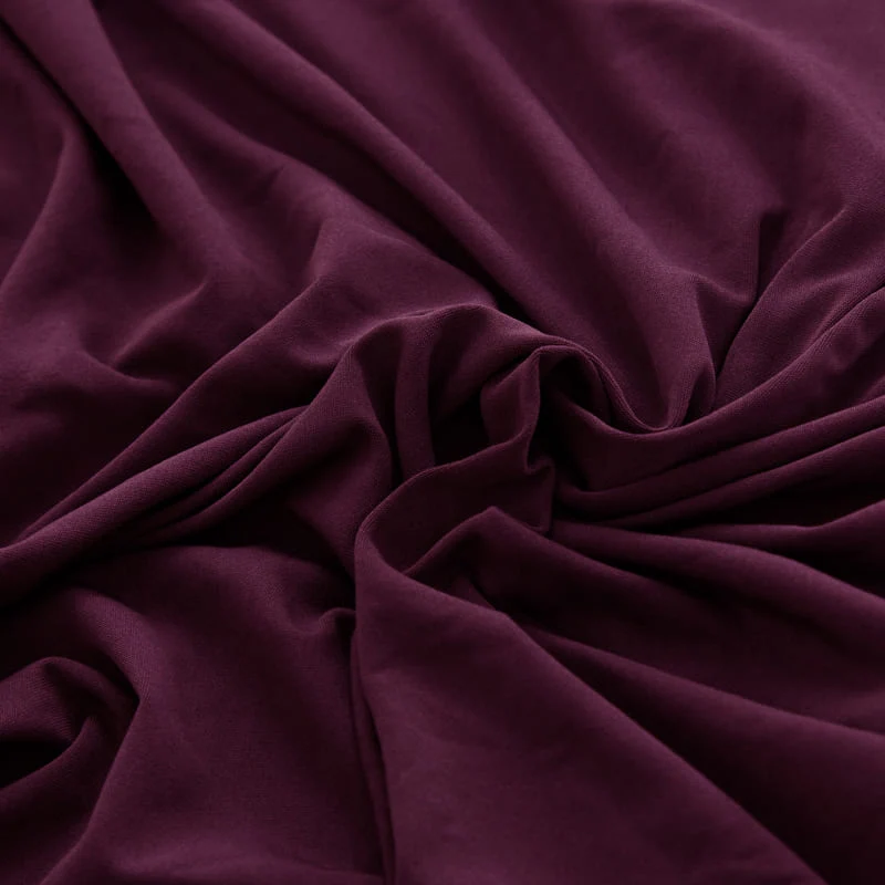 Housse extensible Prune pour Coussin de Canapé