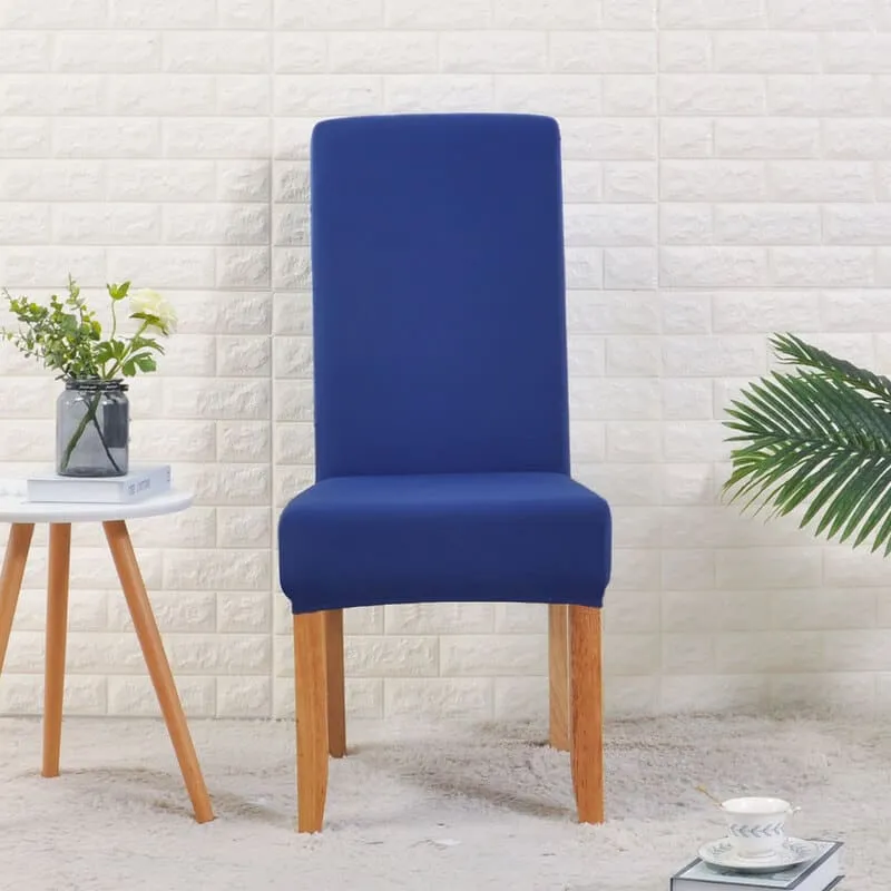 Housse de Chaise Large Bleue