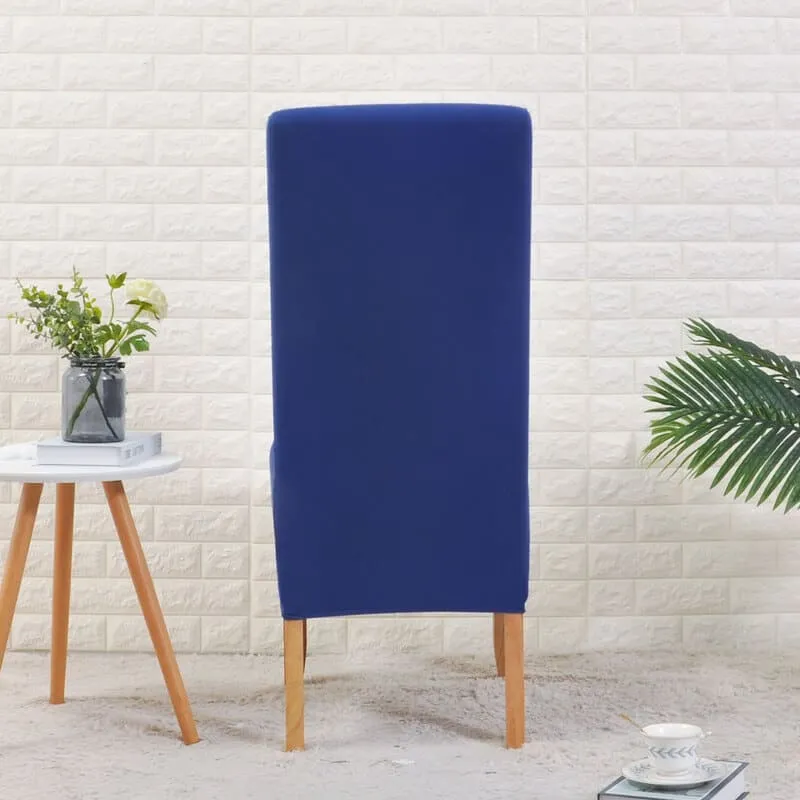 Housse de Chaise Large Bleue
