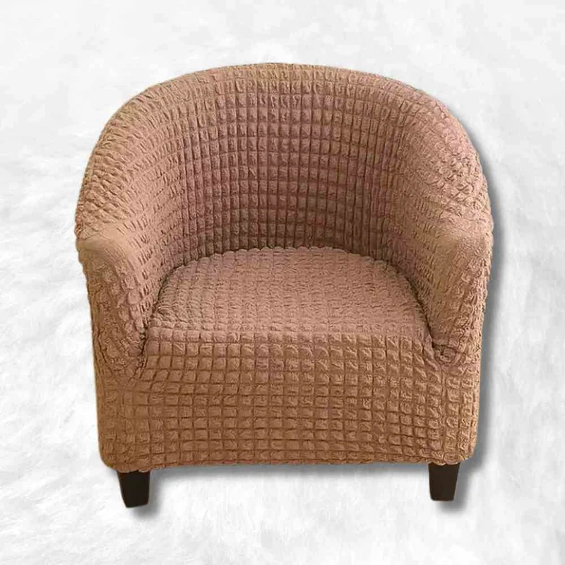 Housse Fauteuil Cabriolet Velours Côtelé Camel