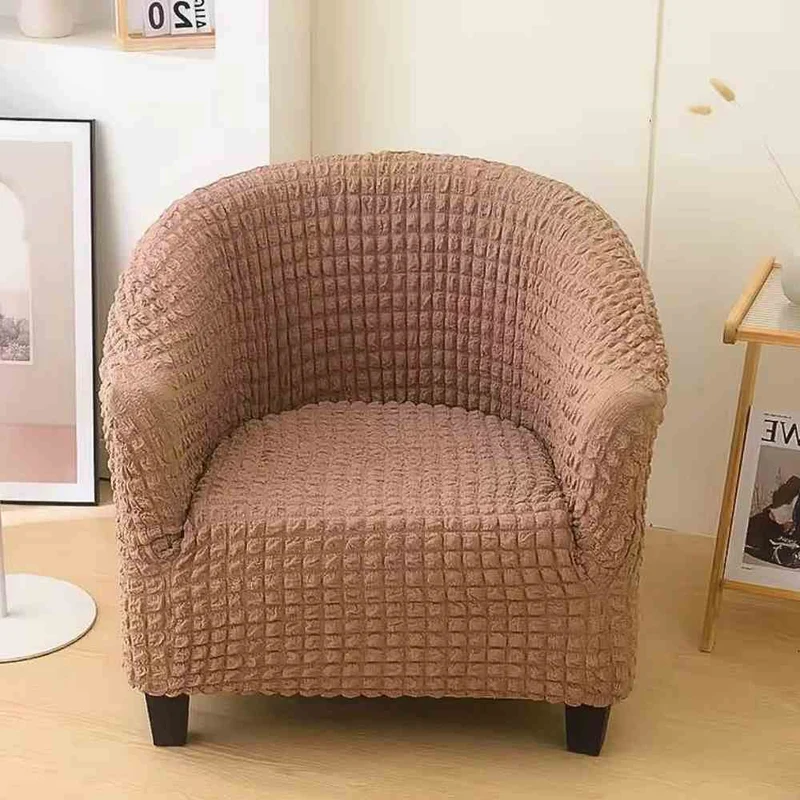 Housse Fauteuil Cabriolet Velours Côtelé Camel