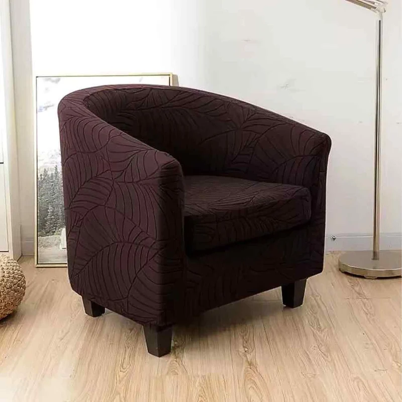 Housse Fauteuil Crapaud Extensible marron