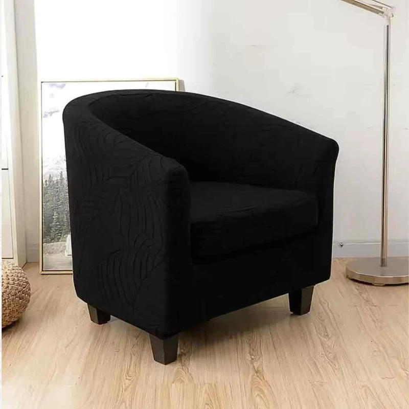 Housse Fauteuil Crapaud Extensible noir