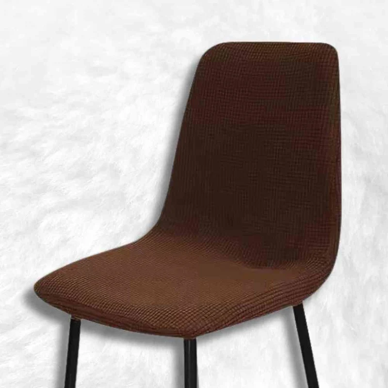 Housse de Chaise de Salle à Manger marron