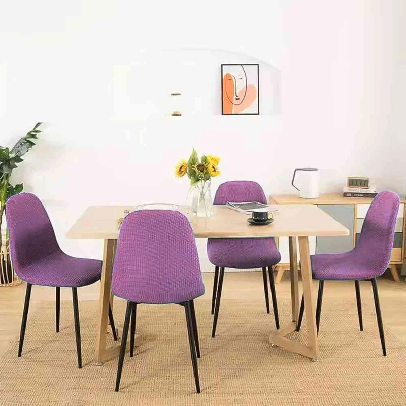 Housse de Chaise Scandinave violette