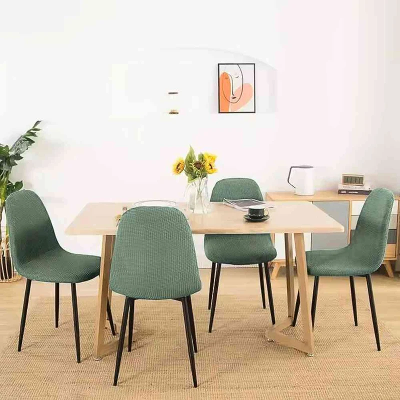Housse de Chaise Scandinave vert sauge