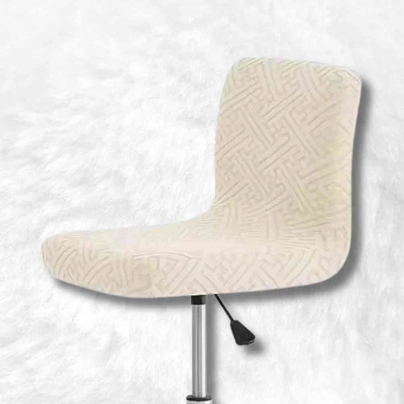 Housse de Chaise de Bar Moderne crème