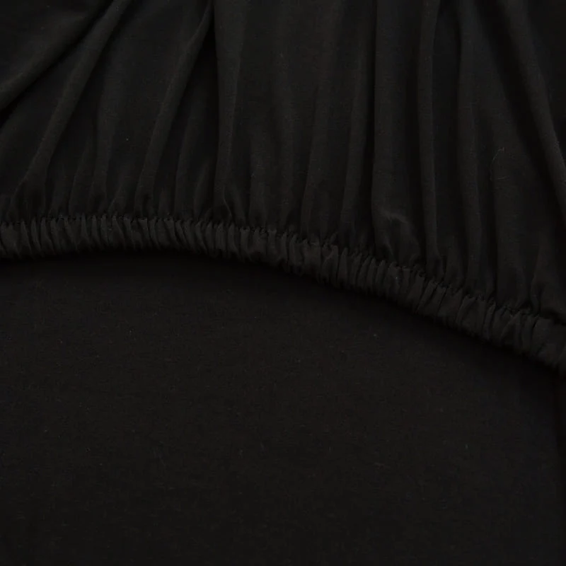 Housse extensible Noire pour Coussin de Canapé