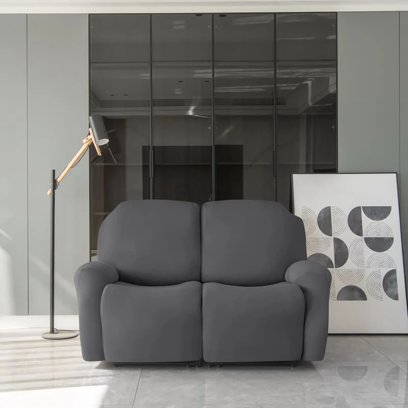 Housse de Canapé Relax Gris foncé