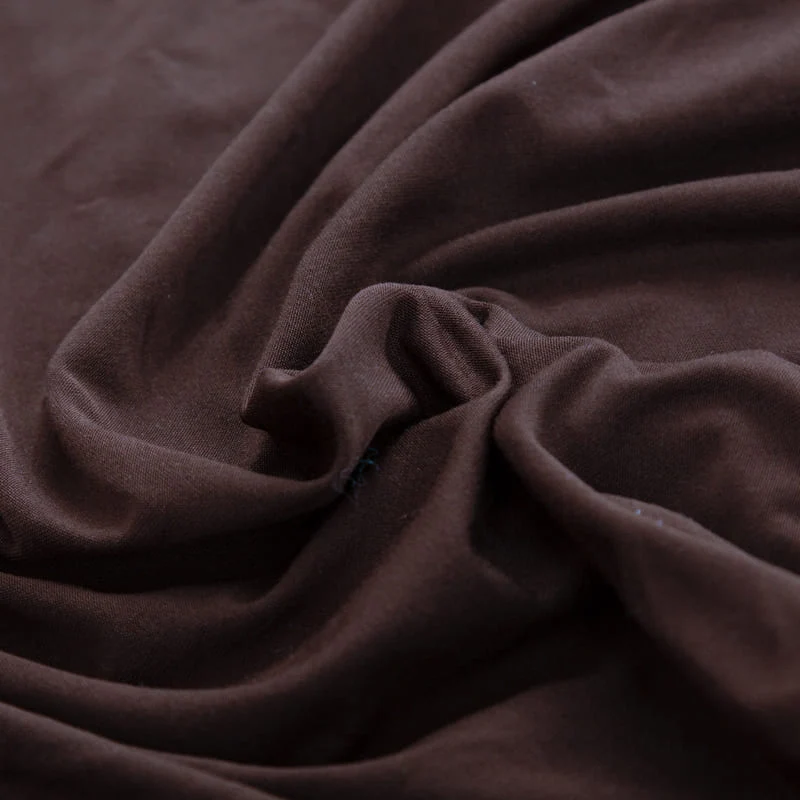 Housse extensible Marron pour Coussin de Canapé