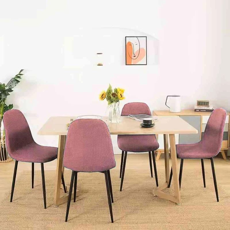 Housse de Chaise Scandinave rose