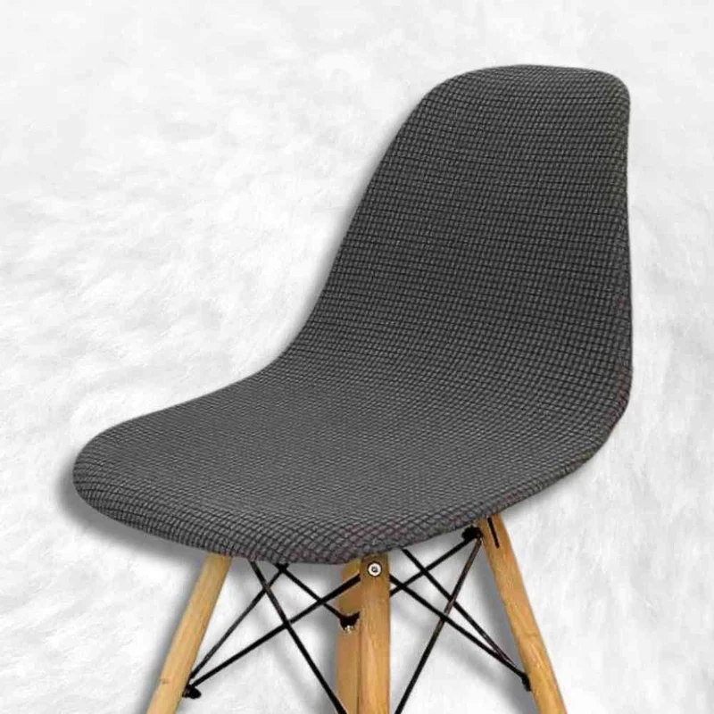 Housse de Chaise Scandinave gris foncé
