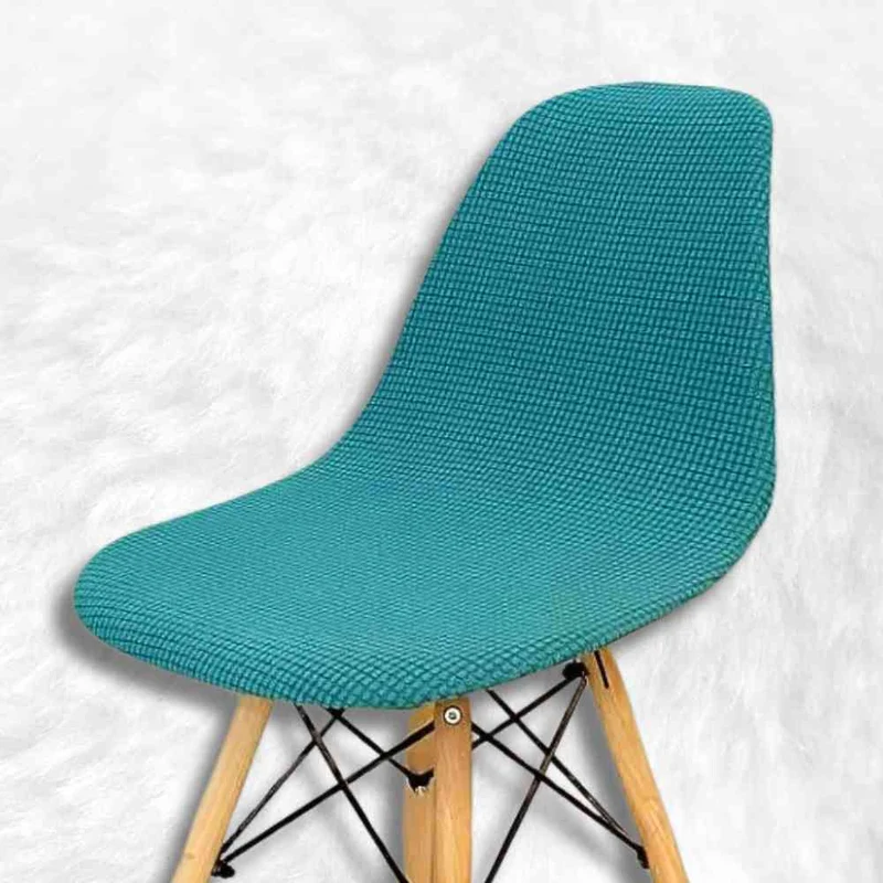 Housse de Chaise Scandinave bleu canard