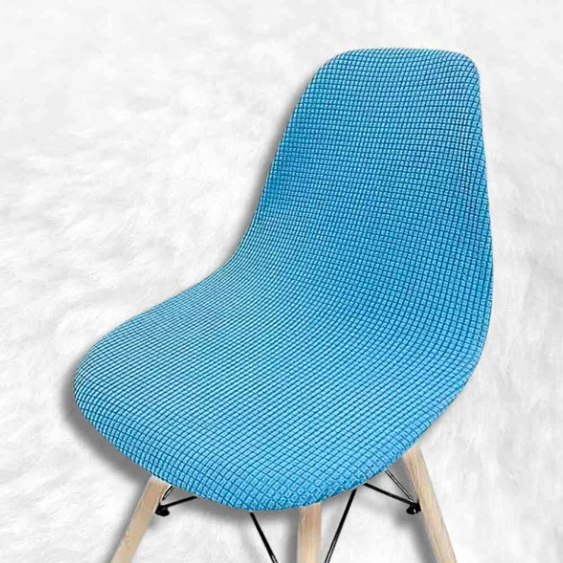 Housse de Chaise Scandinave bleu