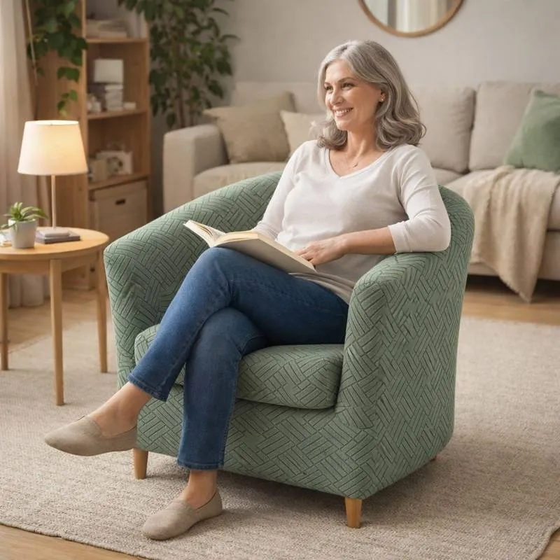 Housse Fauteuil Cabriolet Extensible verte