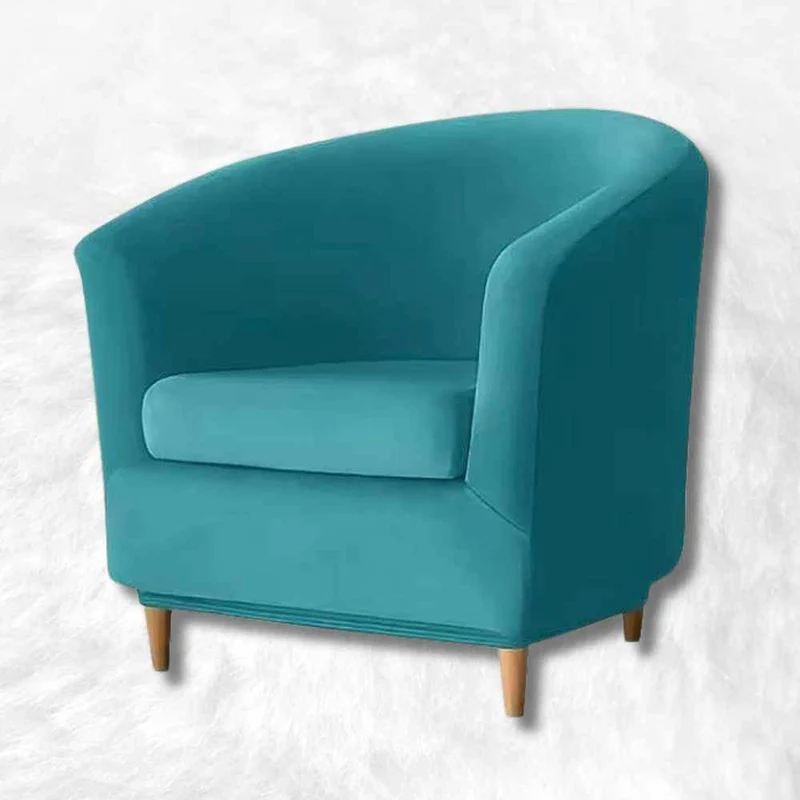 Housse Fauteuil Cabriolet Velours bleu