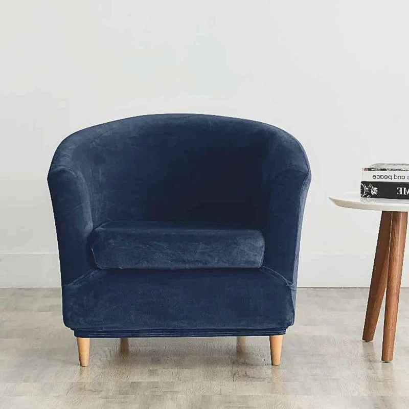 Housse Fauteuil Cabriolet Velours Marine