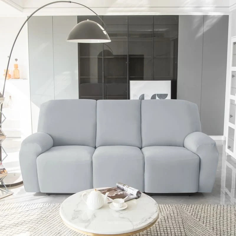 Housse de Canapé Relax Gris clair
