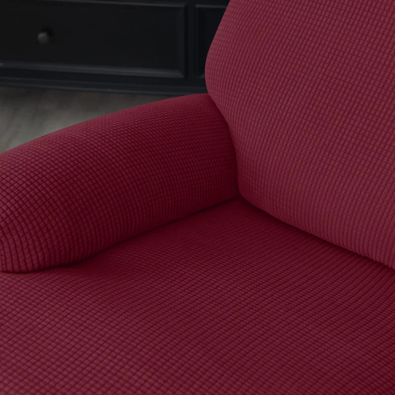 Housse de Fauteuil Relax Jacquard Bordeaux