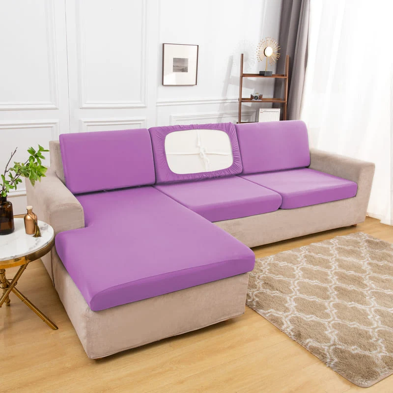 Housse extensible Lavande pour Coussin de Canapé