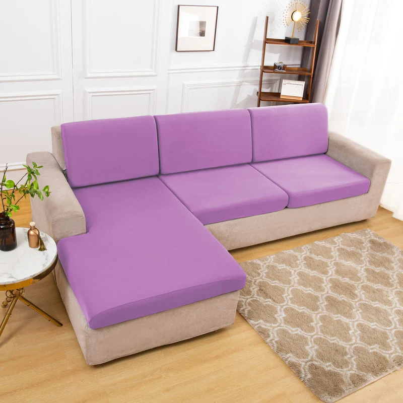 Housse extensible Lavande pour Coussin de Canapé