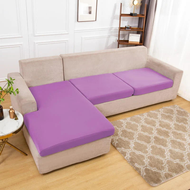 Housse extensible Lavande pour Coussin de Canapé