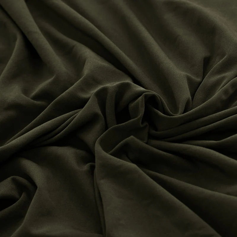 Housse extensible Kaki pour Coussin de Canapé