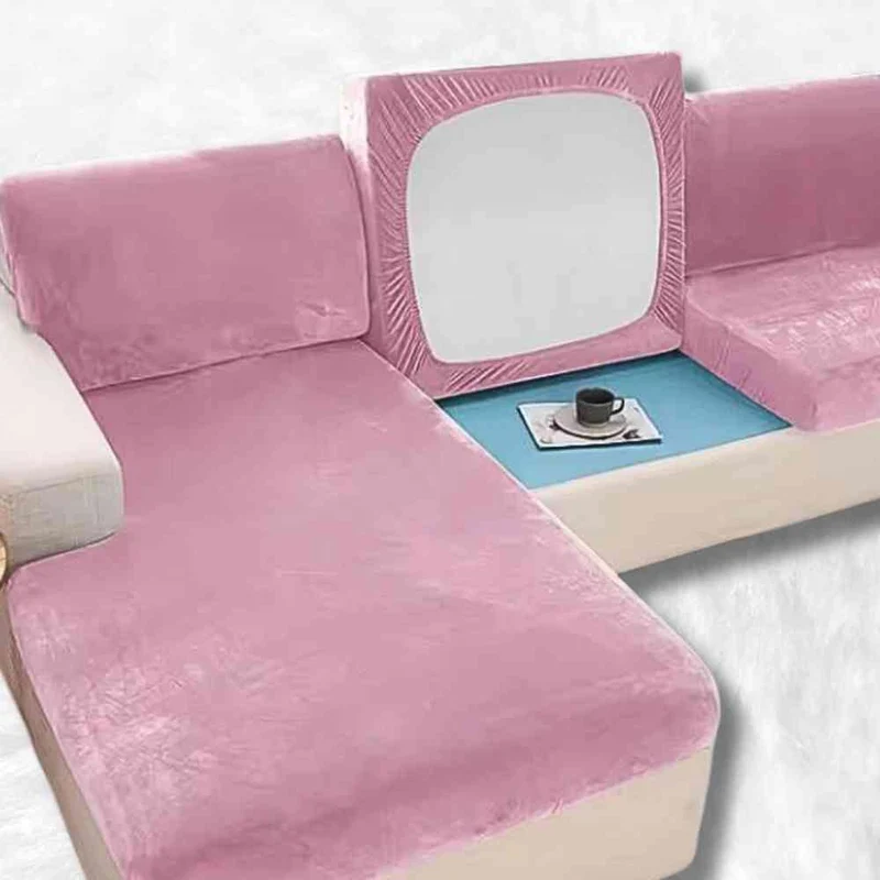 Housse Canapé d'Angle rose