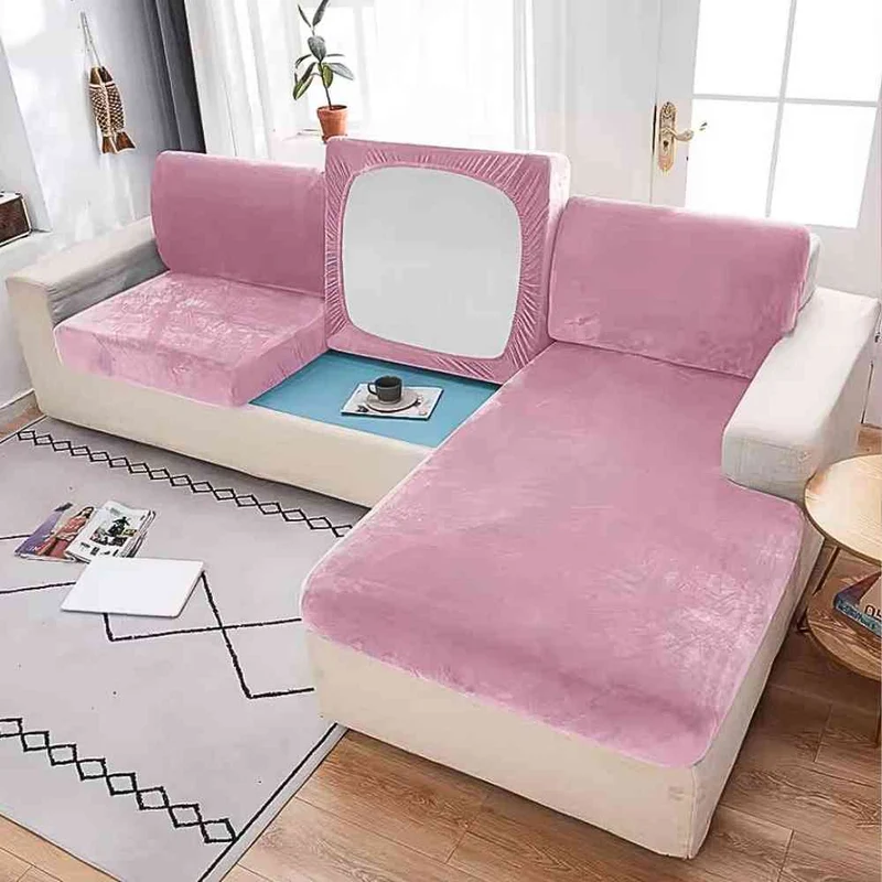 Housse Canapé d'Angle rose