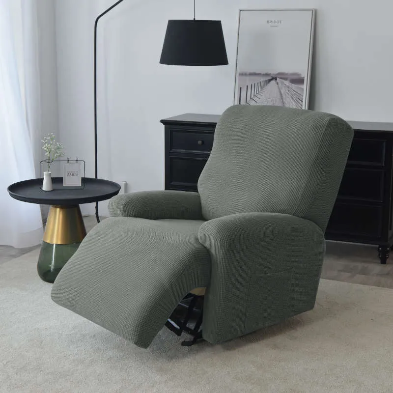 Housse de Fauteuil Relax Jacquard Gris