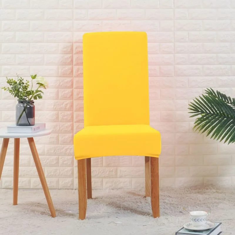 Housse de Chaise Large Jaune