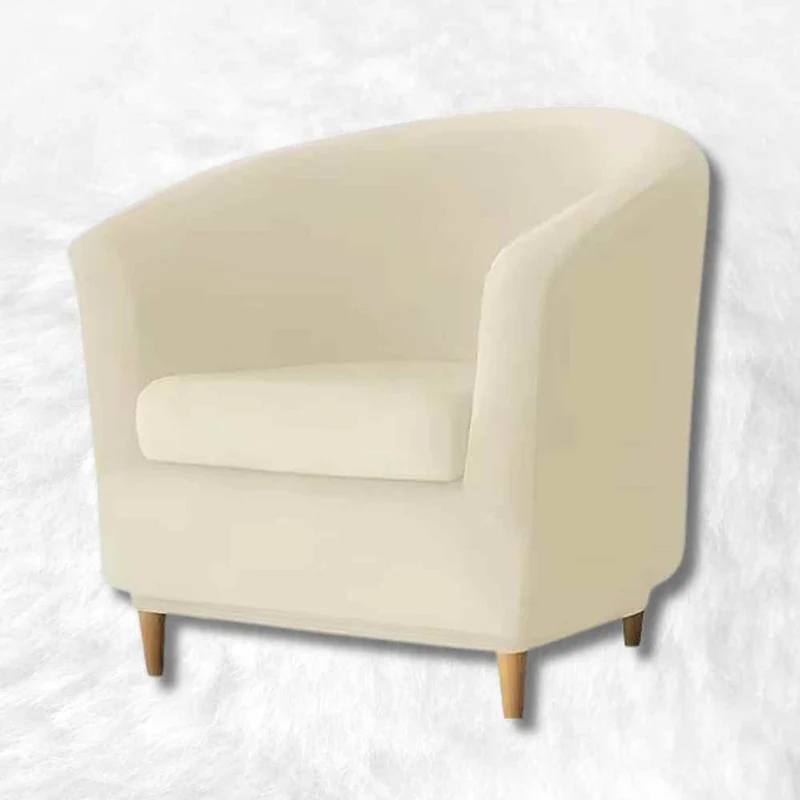 Housse Fauteuil Cabriolet Velours crème