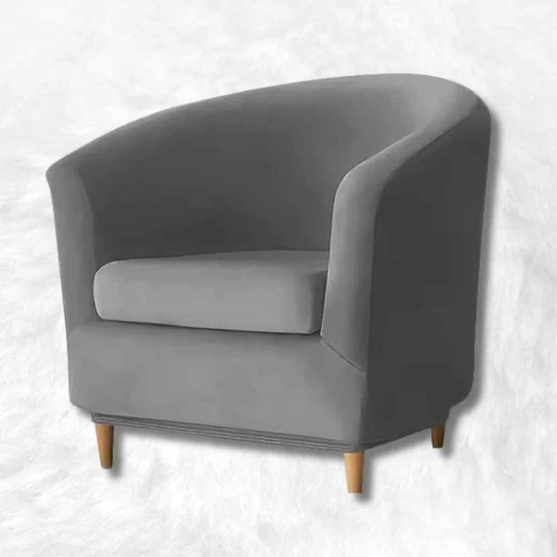 Housse Fauteuil Cabriolet Velours gris