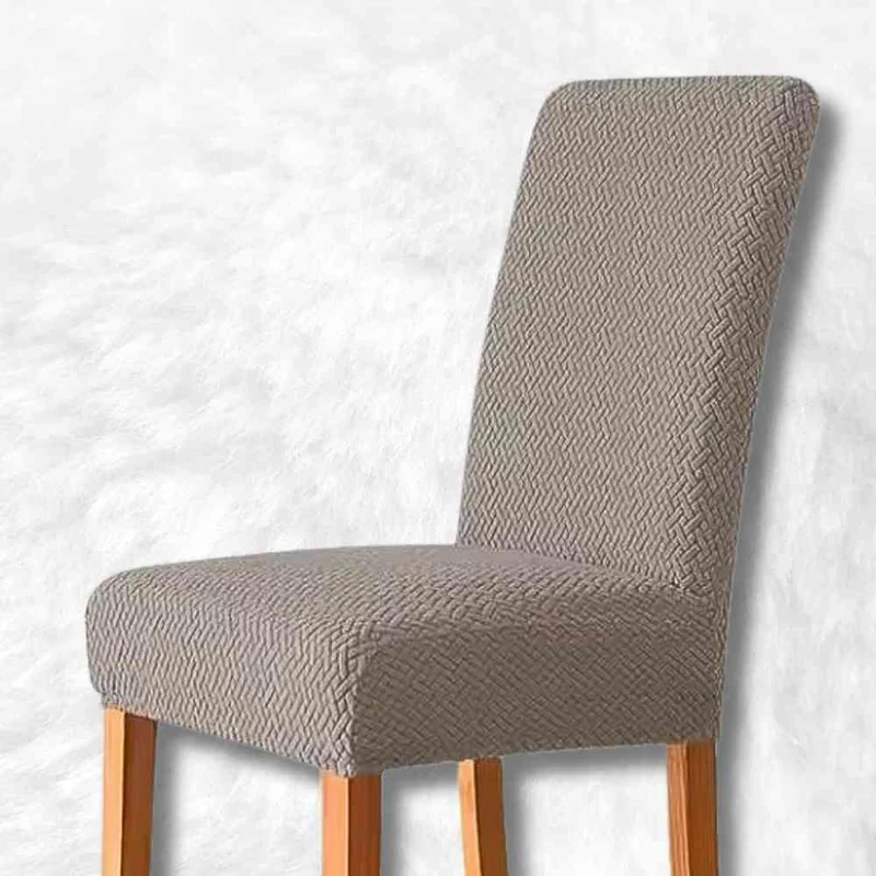 Housse de Chaise Extensible Taupe