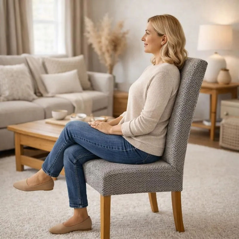 Housse de Chaise Extensible gris