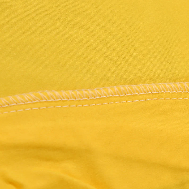 Housse extensible Jaune pour Coussin de Canapé