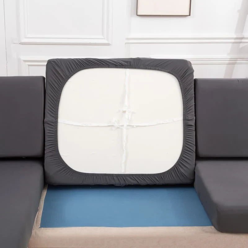 Housse extensible Grise pour Coussin de Canapé
