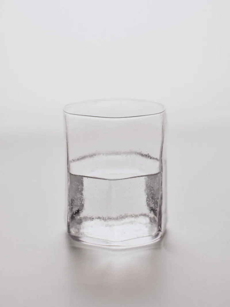 Kiru Carafe & Glasses - Set of 2 - Gift Set - Clear