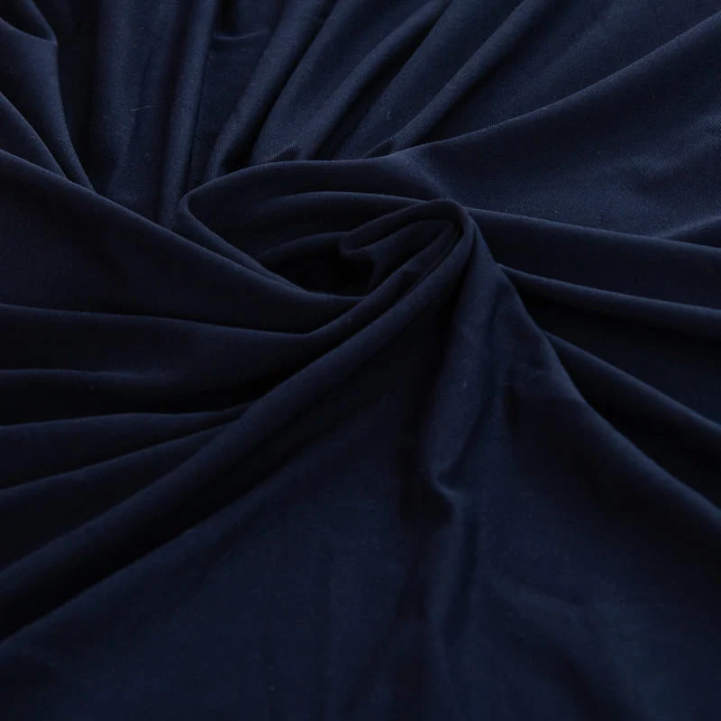 Housse extensible Bleu marine pour Coussin de Canapé
