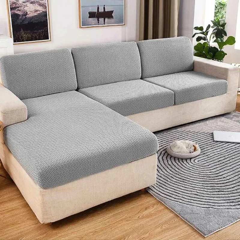 Housse de Canapé Extensible grise clair