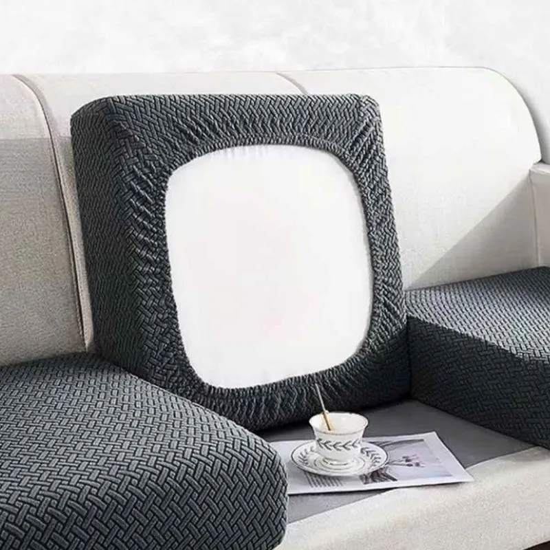 Housse de Canapé Extensible grise foncé