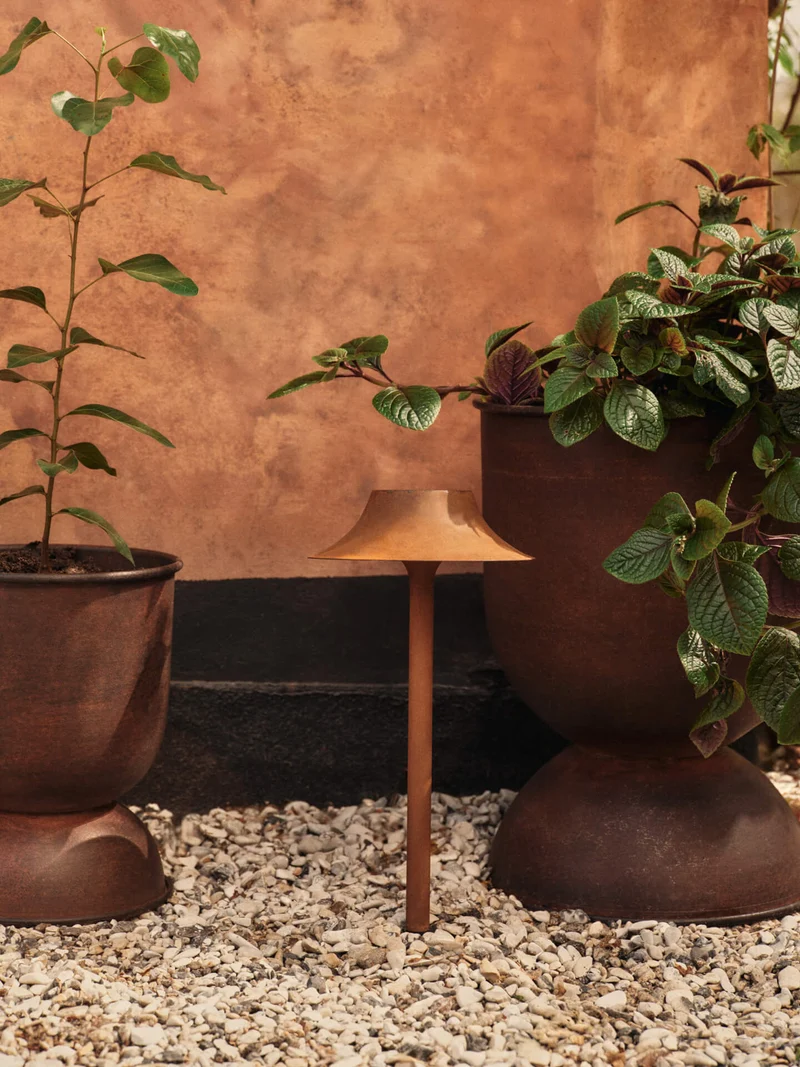 Cortivo Outdoor Solar Light - Rust