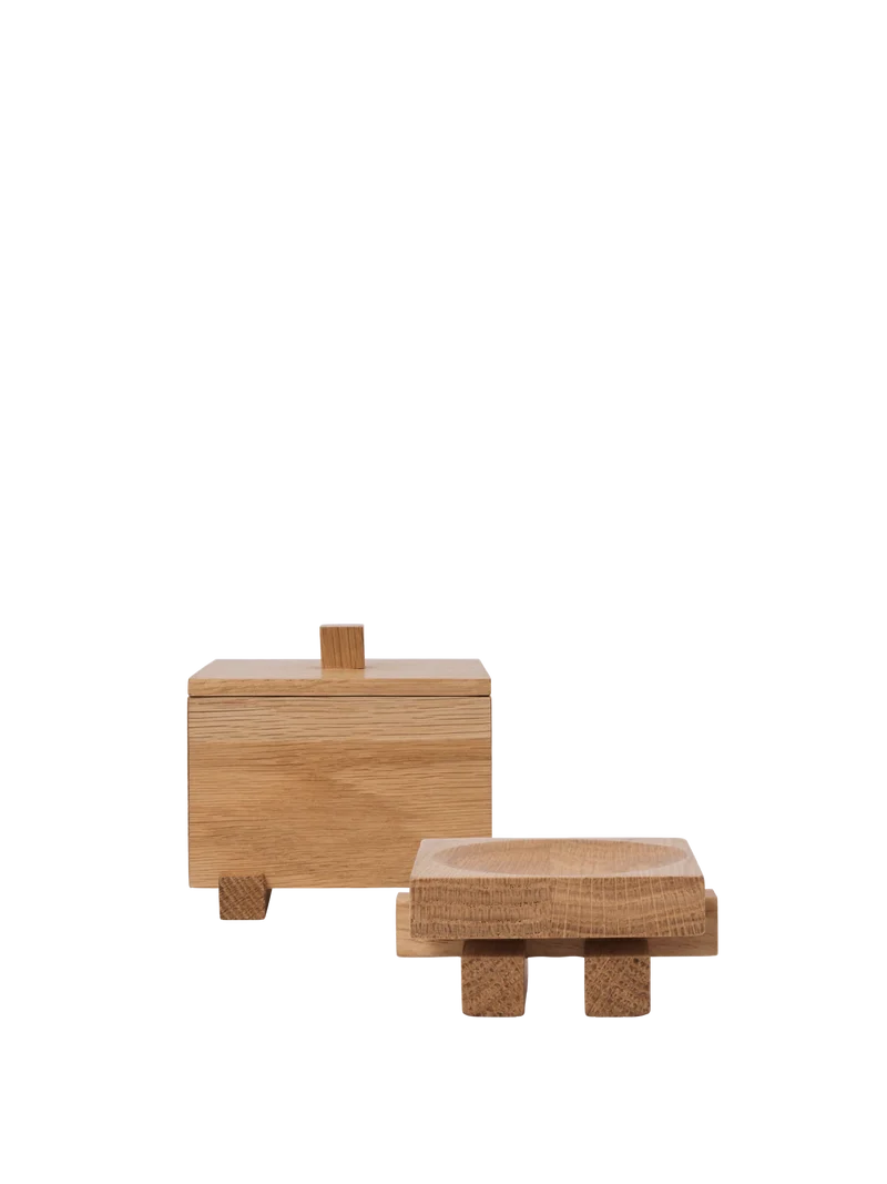 Moku Box & Tray Gift Set - Natural Oak