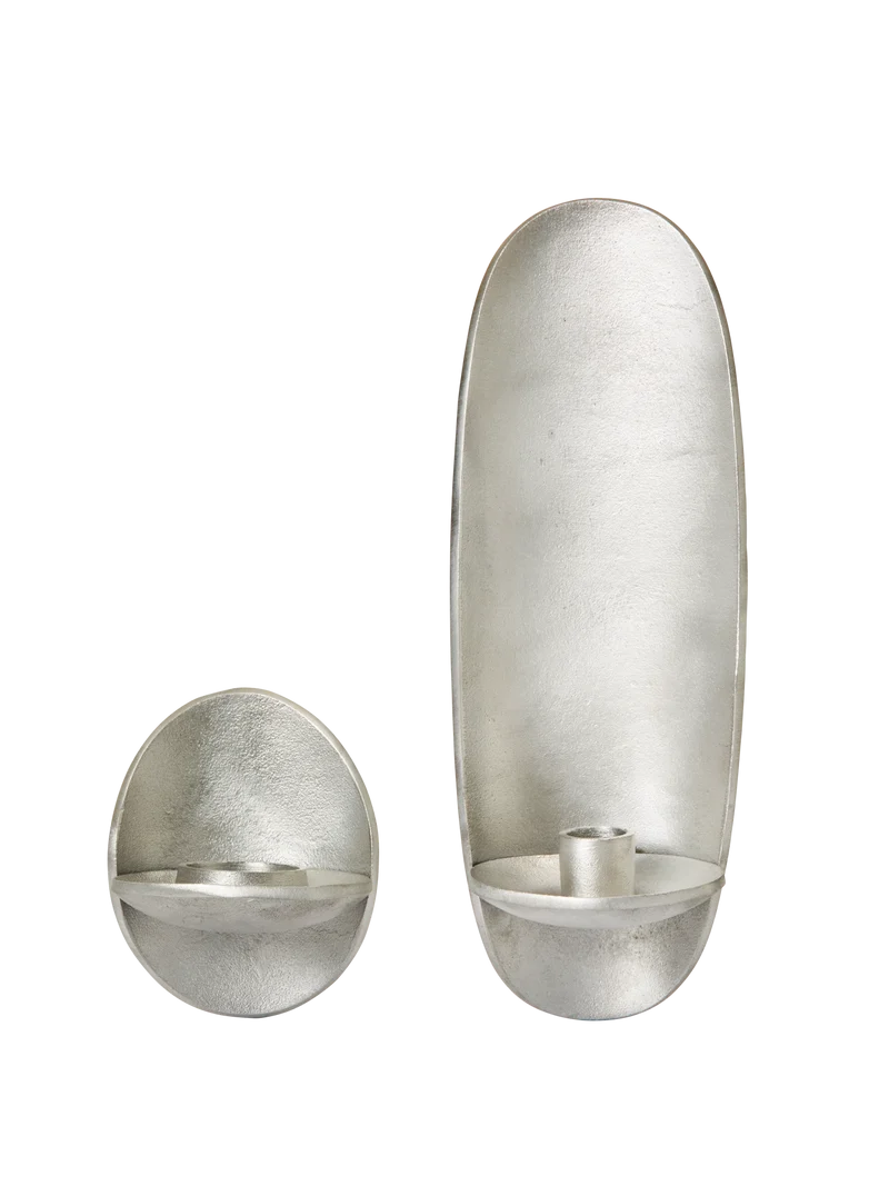 Agapé Wall Tealight Holder & Candle Holder Gift Set - Aluminium