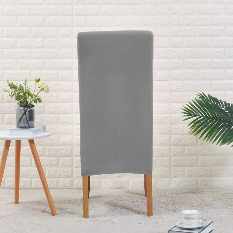 Housse de Chaise Large Gris Clair
