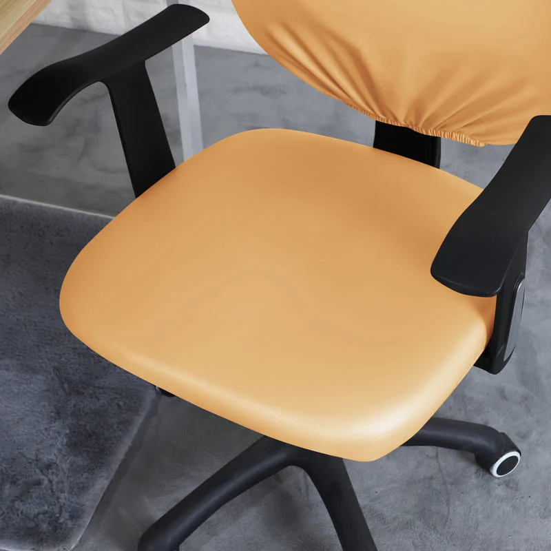 Housse de Chaise de bureau cuir Beige