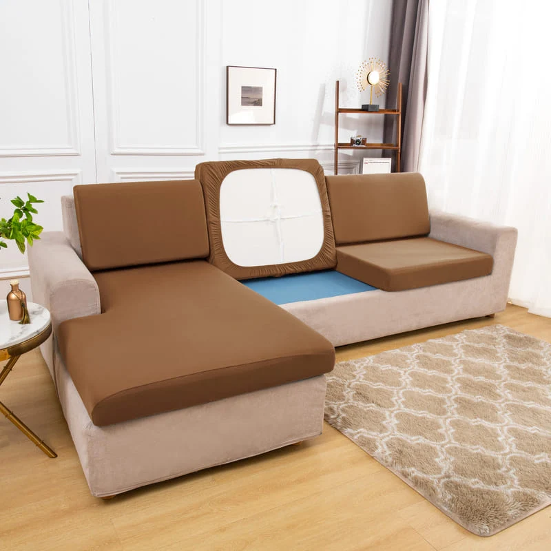 Housse extensible Camel pour Coussin de Canapé