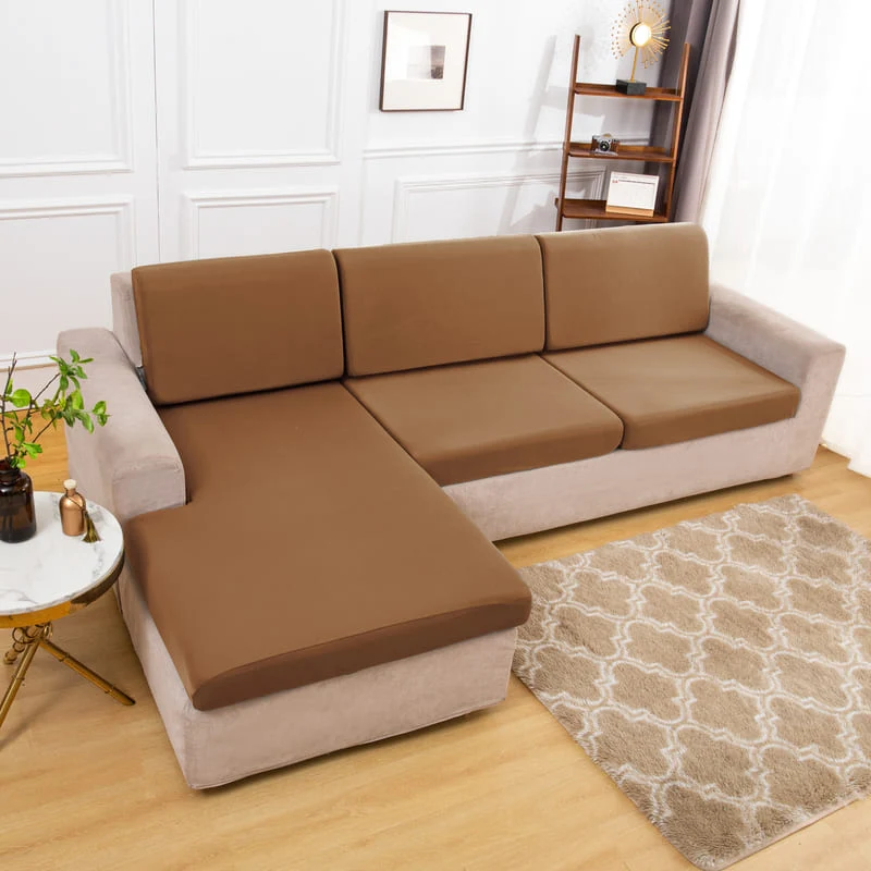Housse extensible Camel pour Coussin de Canapé